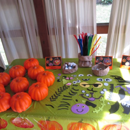 Pumpkin Decorating Station