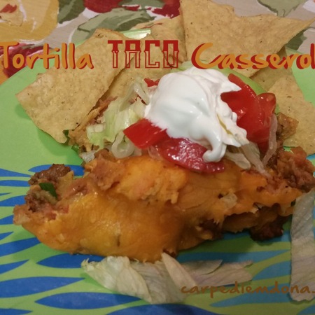 Tortilla Taco Casserole